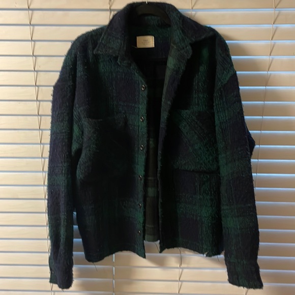 Green Plaid Flannel - Picture 1 of 3